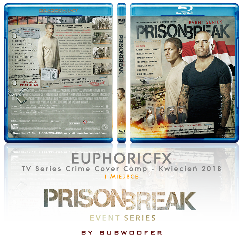 Nazwa:  TV_Series_Crime_Cover_Comp_2018_April_euphoricfx_Prison_Break_I_miejsce_by_subwoofer.png
Wywietle: 878
Rozmiar:  1.42 MB